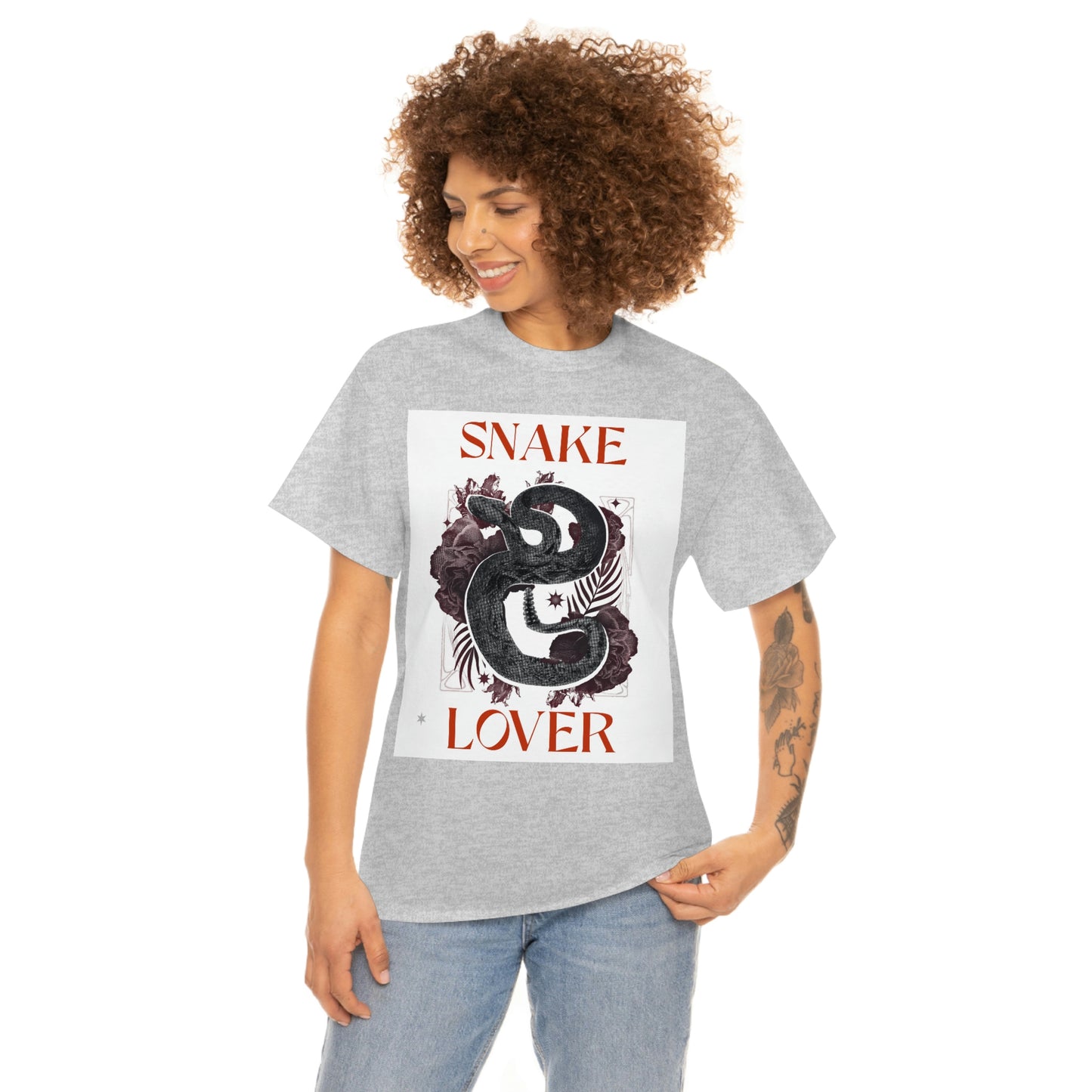 SNAKE LOVER Unisex Heavy Cotton Tee