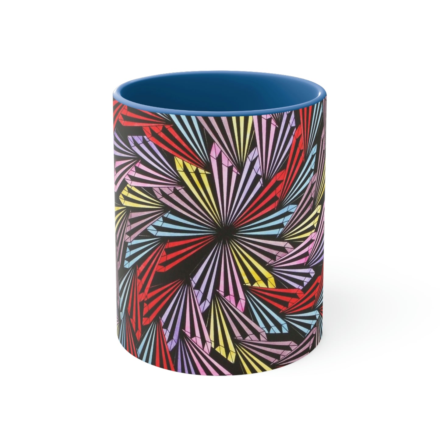 PINWHEEL Accent Coffee Mug, 11oz