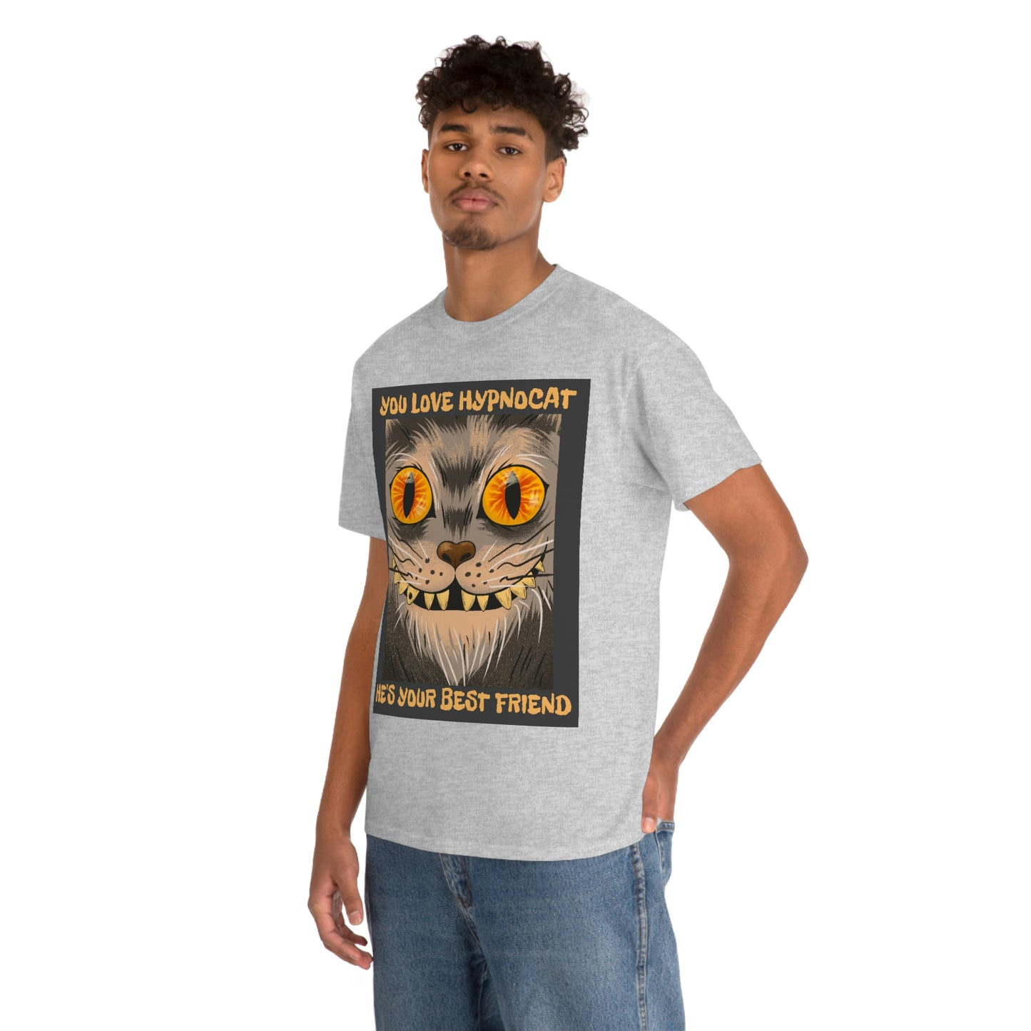 YOU LOVE HYPNOCAT Unisex Heavy Cotton Tee