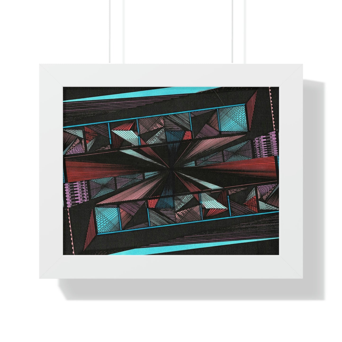DUO MEGALOPOLIS Framed Horizontal Poster