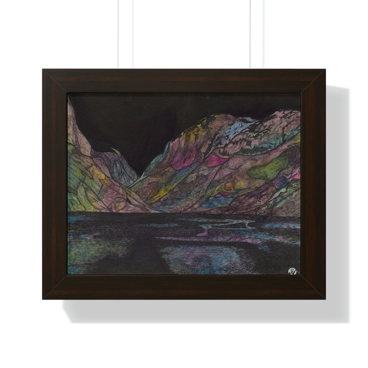 LAKE GUDVAGAN Framed Horizontal Poster