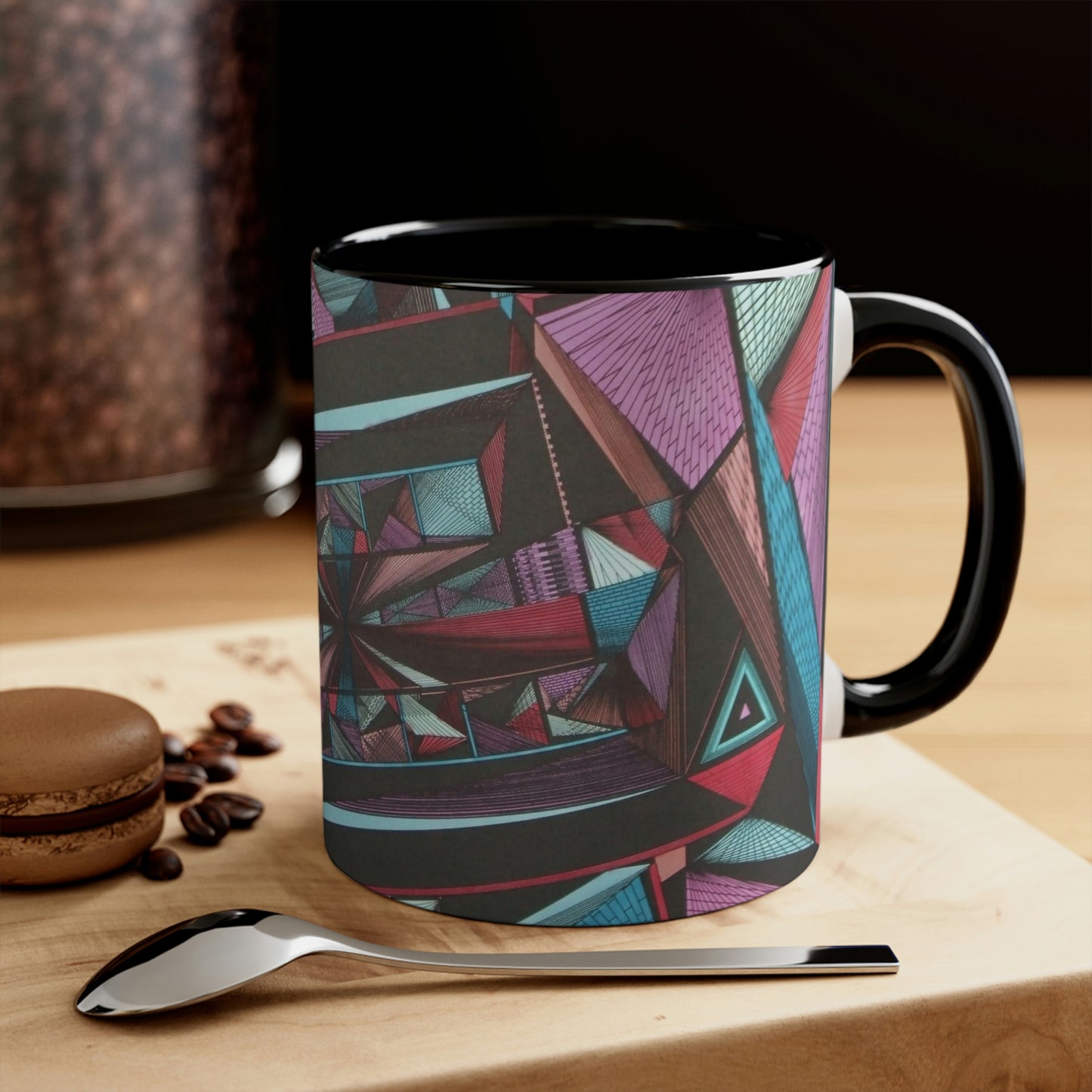 LIGHT DUO MEGALOPOLIS Accent Coffee Mug, 11oz
