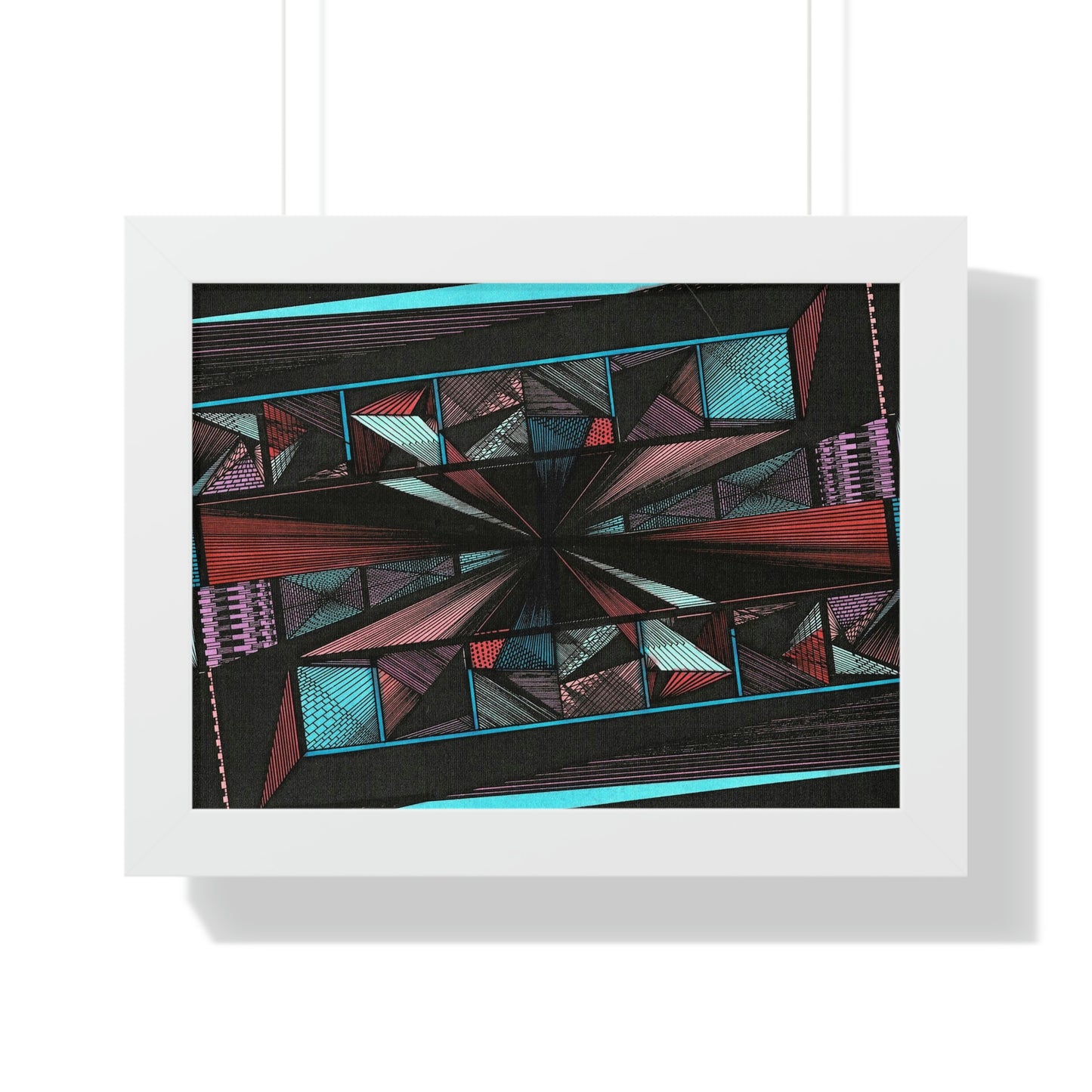 DUO MEGALOPOLIS Framed Horizontal Poster