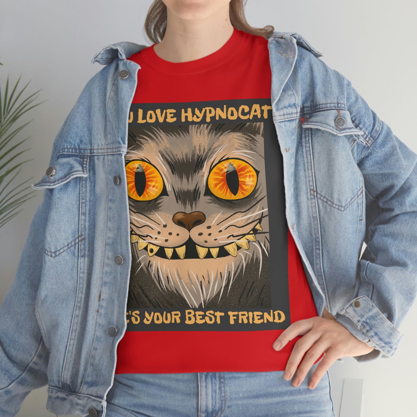 YOU LOVE HYPNOCAT Unisex Heavy Cotton Tee