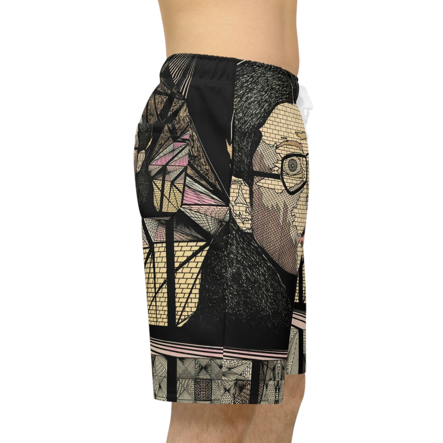 PLATONIC LOVE Athletic Long Shorts (AOP)