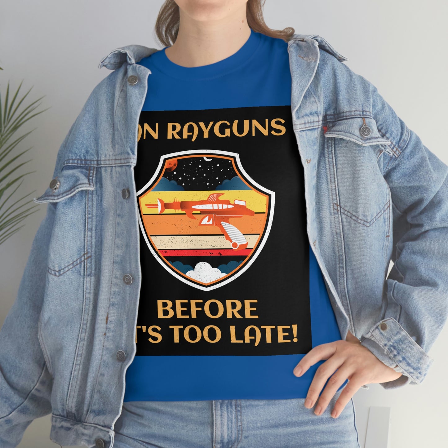 BAN RAYGUNS Unisex Heavy Cotton Tee