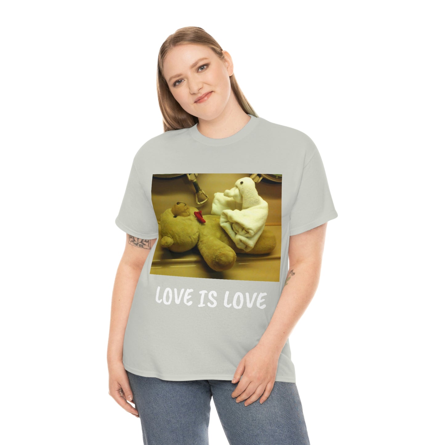 LOVE IS LOVE Unisex Heavy Cotton Tee