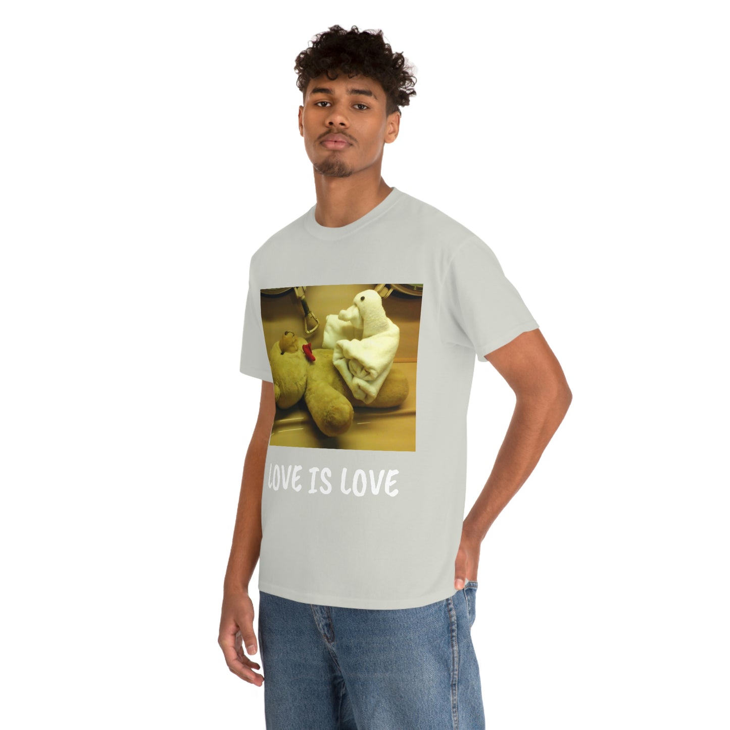 LOVE IS LOVE Unisex Heavy Cotton Tee