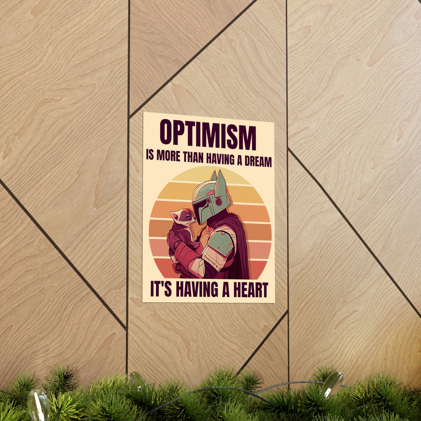 OPTIMISM Premium Matte Vertical Posters