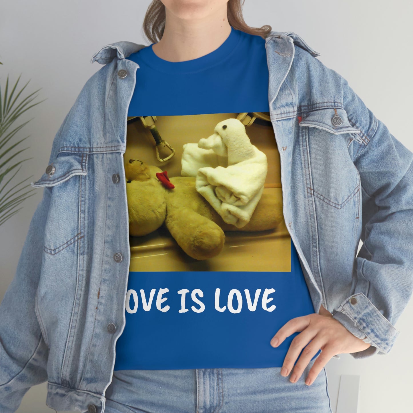 LOVE IS LOVE Unisex Heavy Cotton Tee