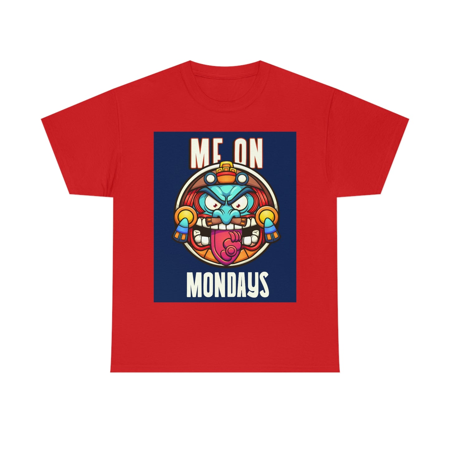 ME ON MONDAYS (BLUE) Unisex Heavy Cotton Tee