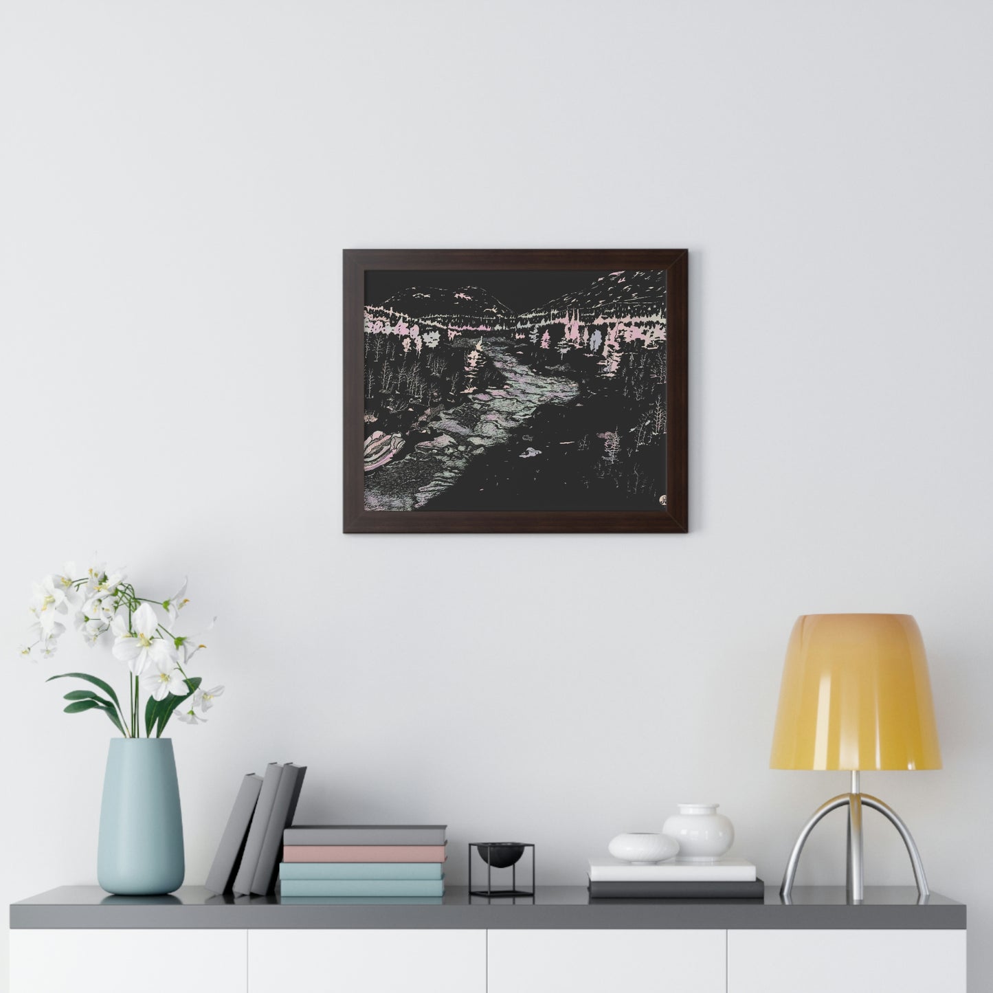 WONDERLUST Framed Horizontal Poster