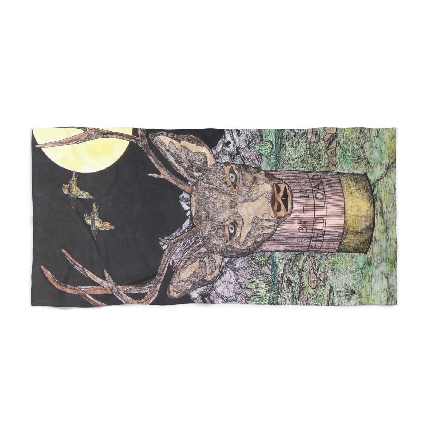 BUCKSHOT Beach Towel