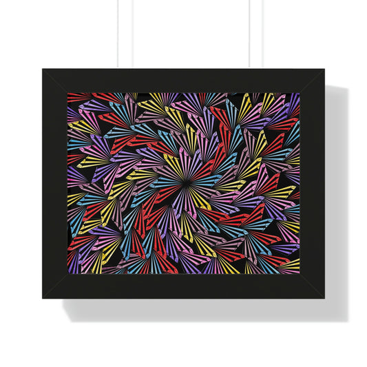 PINWHEEL Framed Horizontal Poster