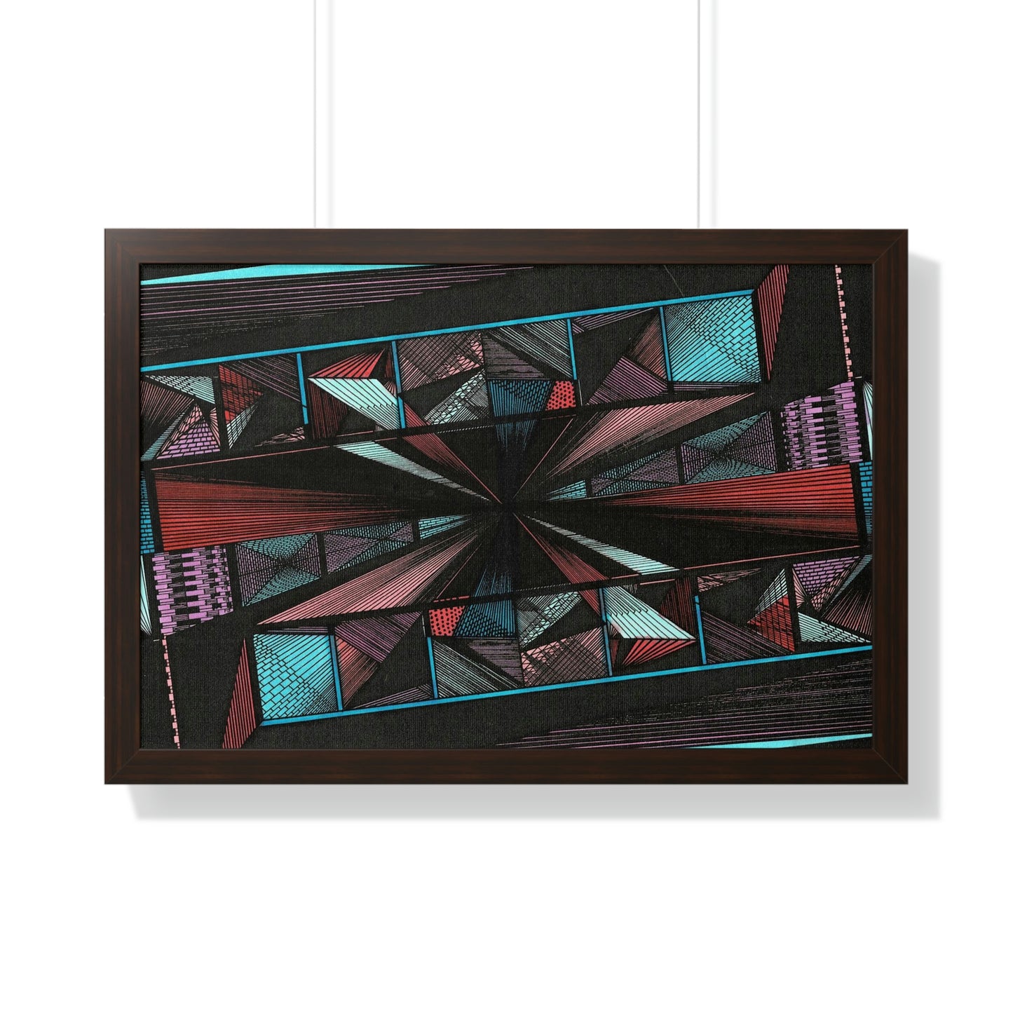 DUO MEGALOPOLIS Framed Horizontal Poster