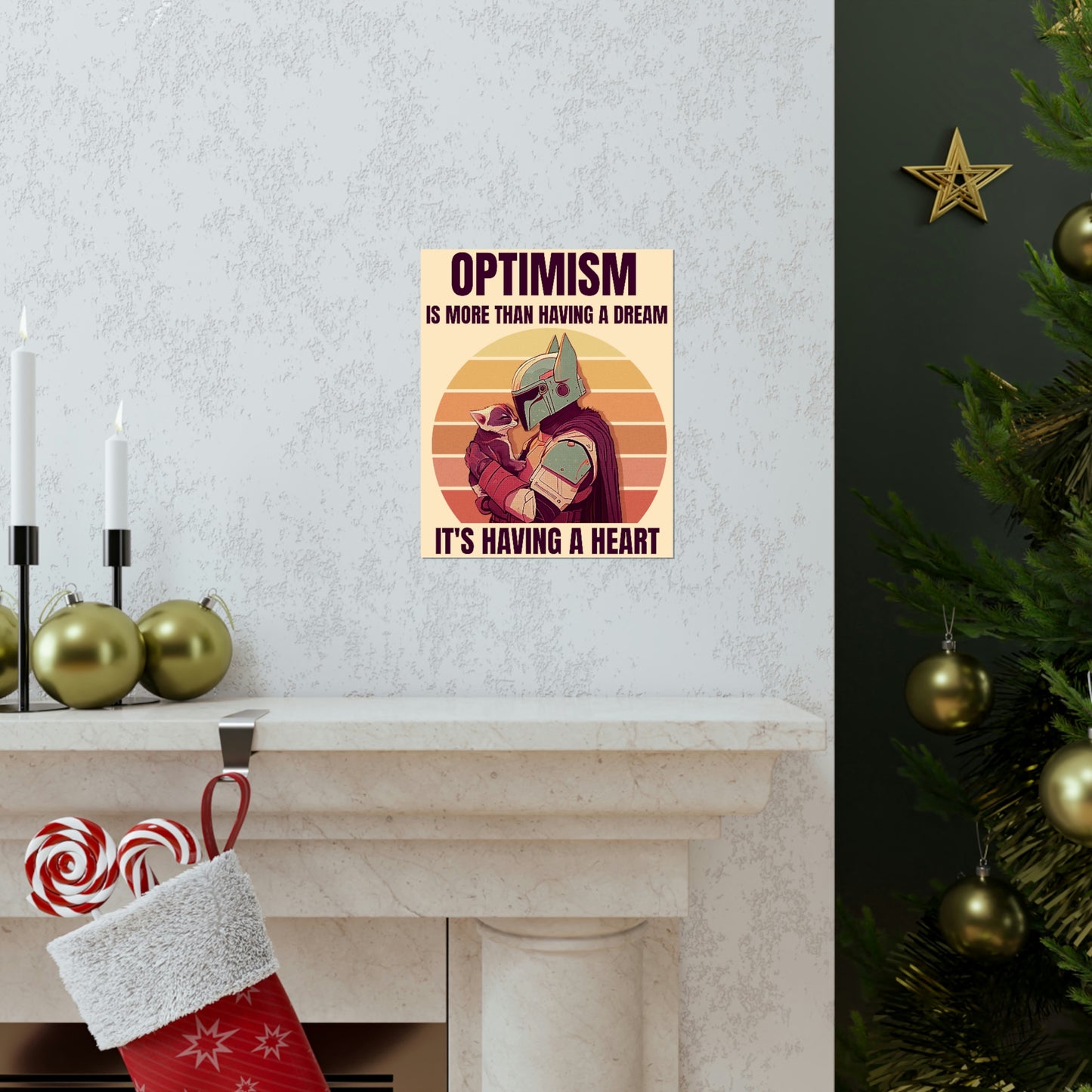 OPTIMISM Premium Matte Vertical Posters