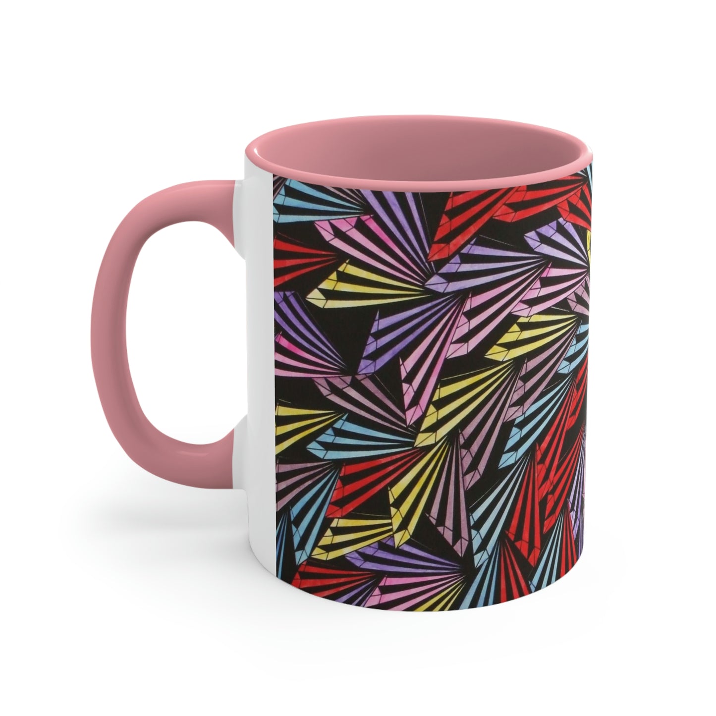 PINWHEEL Accent Coffee Mug, 11oz