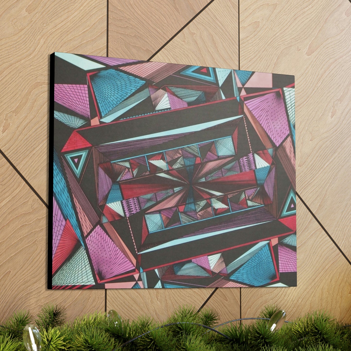 LIGHT DUO MEGALOPOLIS Canvas Gallery Wraps