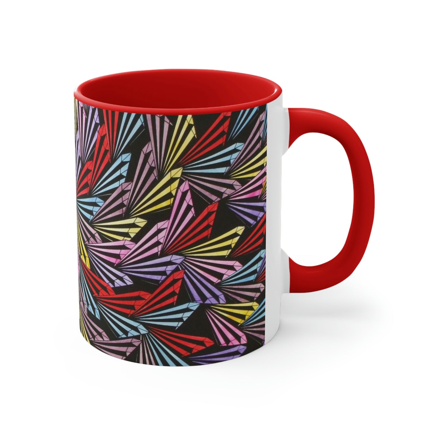 PINWHEEL Accent Coffee Mug, 11oz