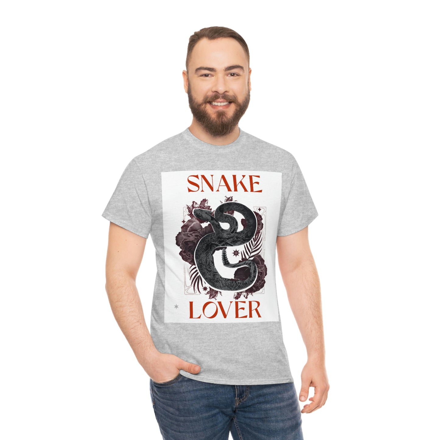 SNAKE LOVER Unisex Heavy Cotton Tee