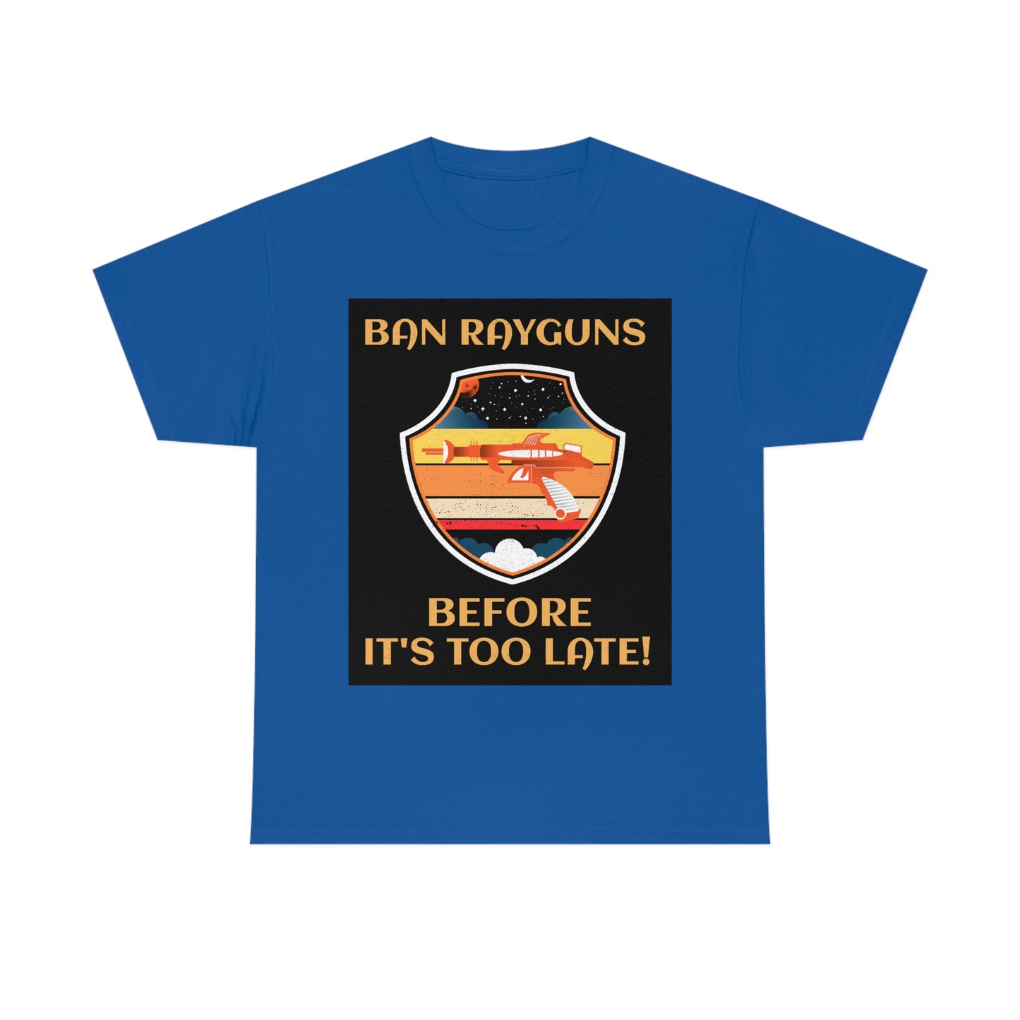 BAN RAYGUNS Unisex Heavy Cotton Tee