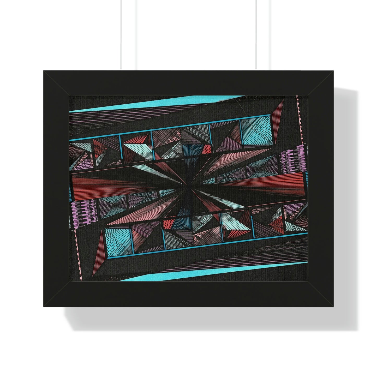 DUO MEGALOPOLIS Framed Horizontal Poster