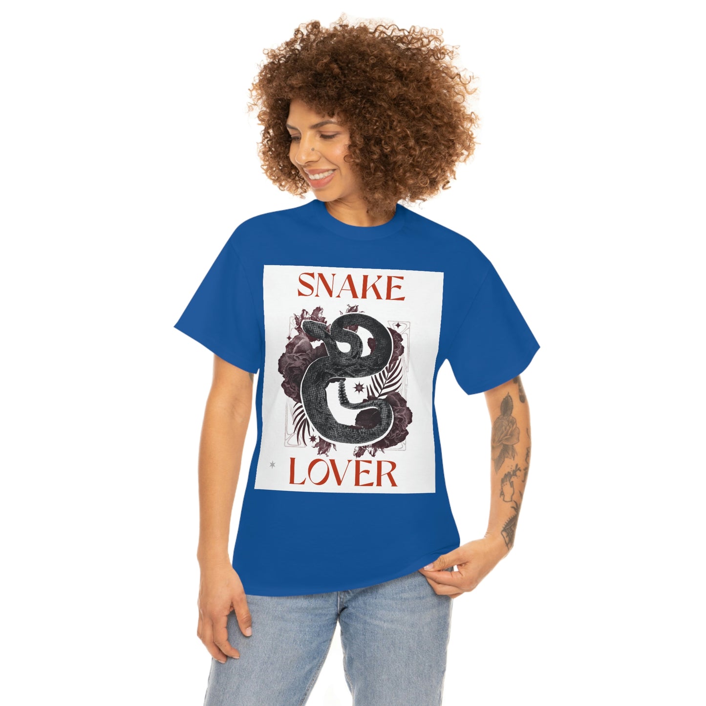 SNAKE LOVER Unisex Heavy Cotton Tee