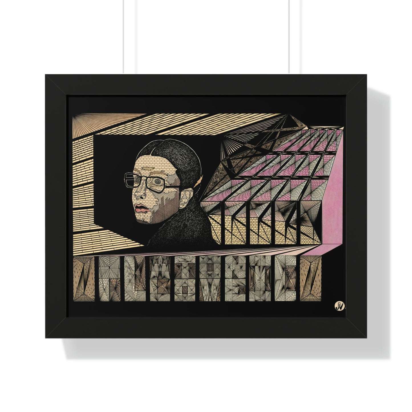 PLATONIC LOVE Framed Horizontal Poster
