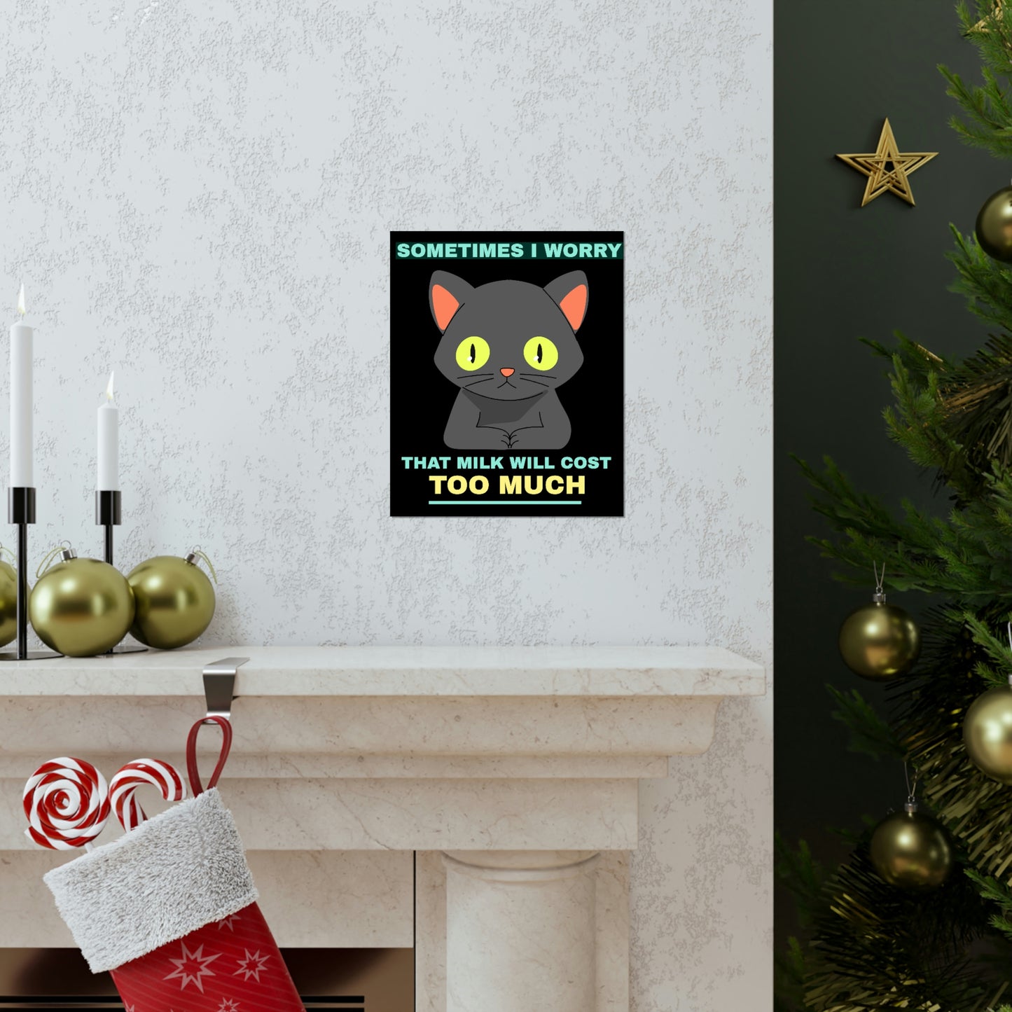 SOMETIMES I WORRY Premium Matte Vertical Posters