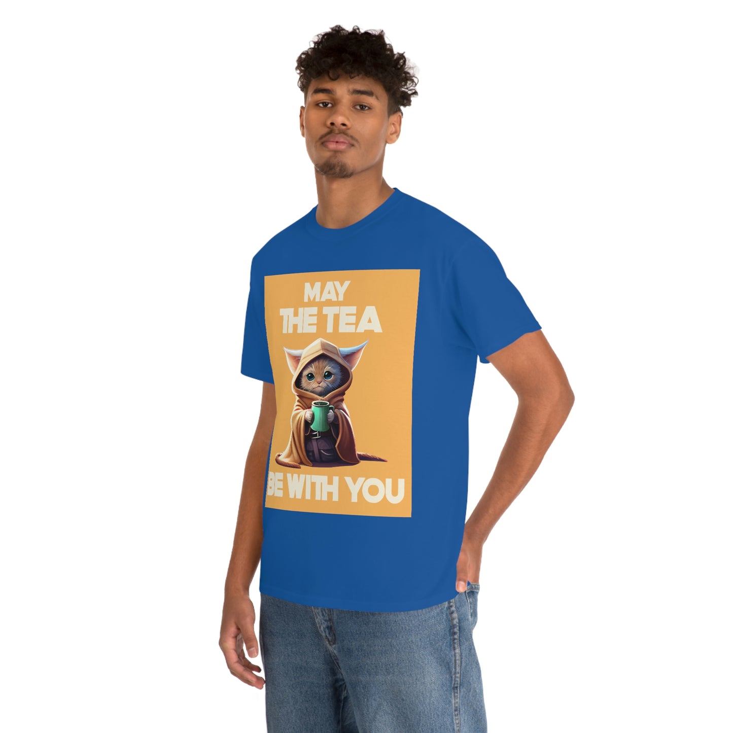 MAY THE TEA BE WITH YOU Unisex Heavy Cotton Tee