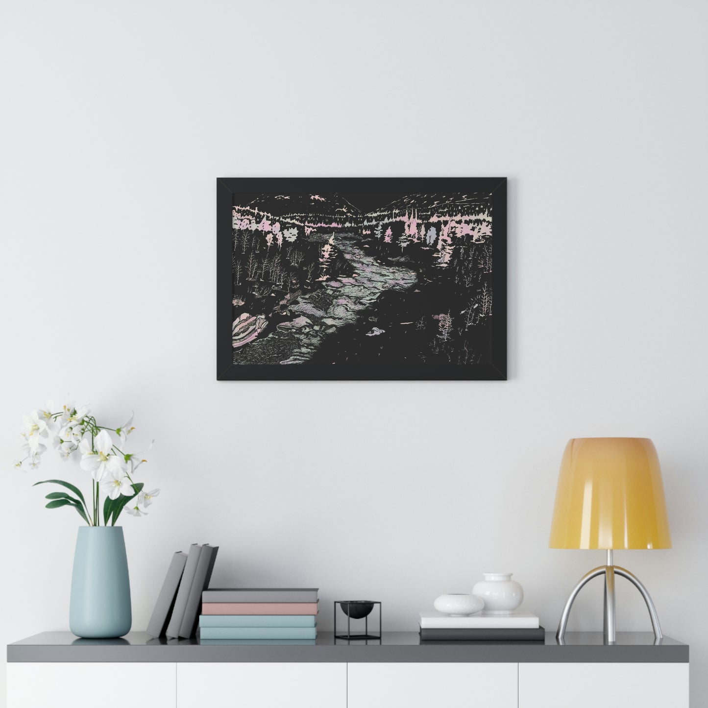 WONDERLUST Framed Horizontal Poster