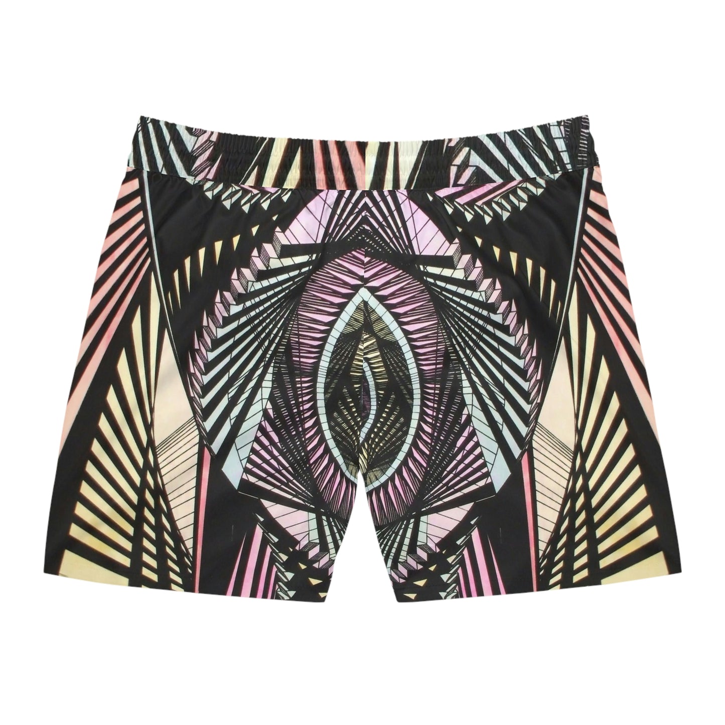 CITADEL (PASTEL) Men's Mid-Length Swim Shorts (AOP)