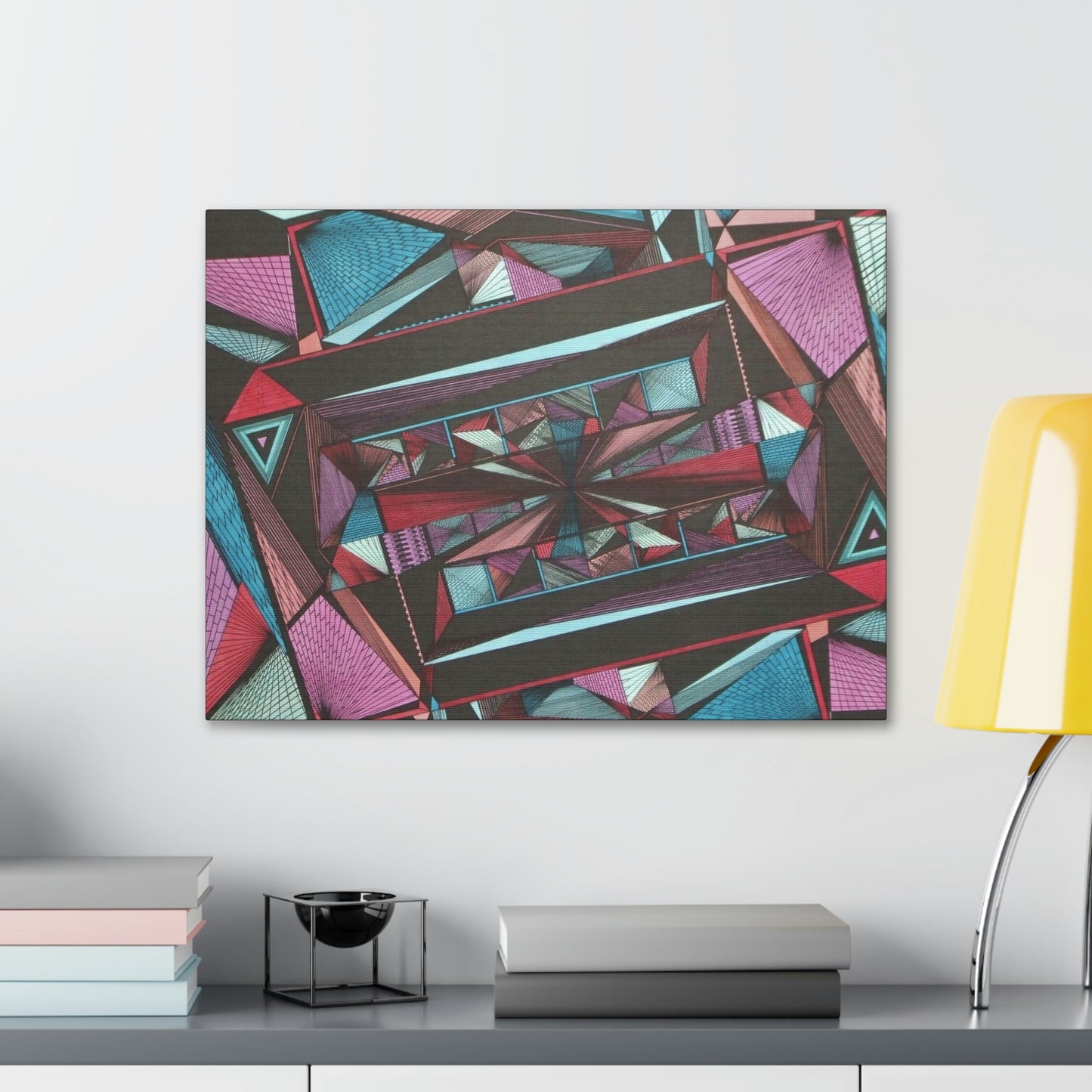 LIGHT DUO MEGALOPOLIS Canvas Gallery Wraps