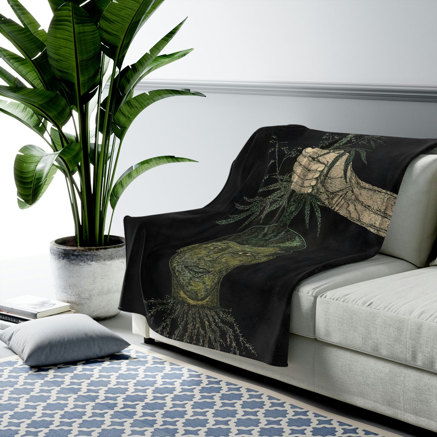 POTHEAD Velveteen Plush Blanket
