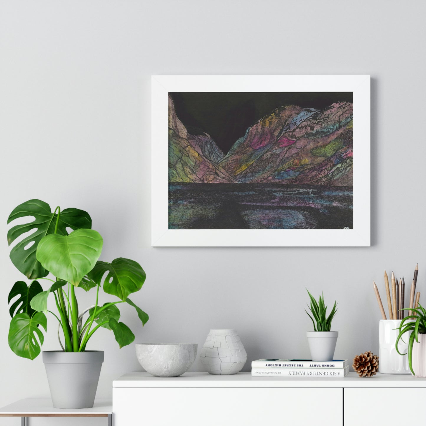 LAKE GUDVAGAN Framed Horizontal Poster