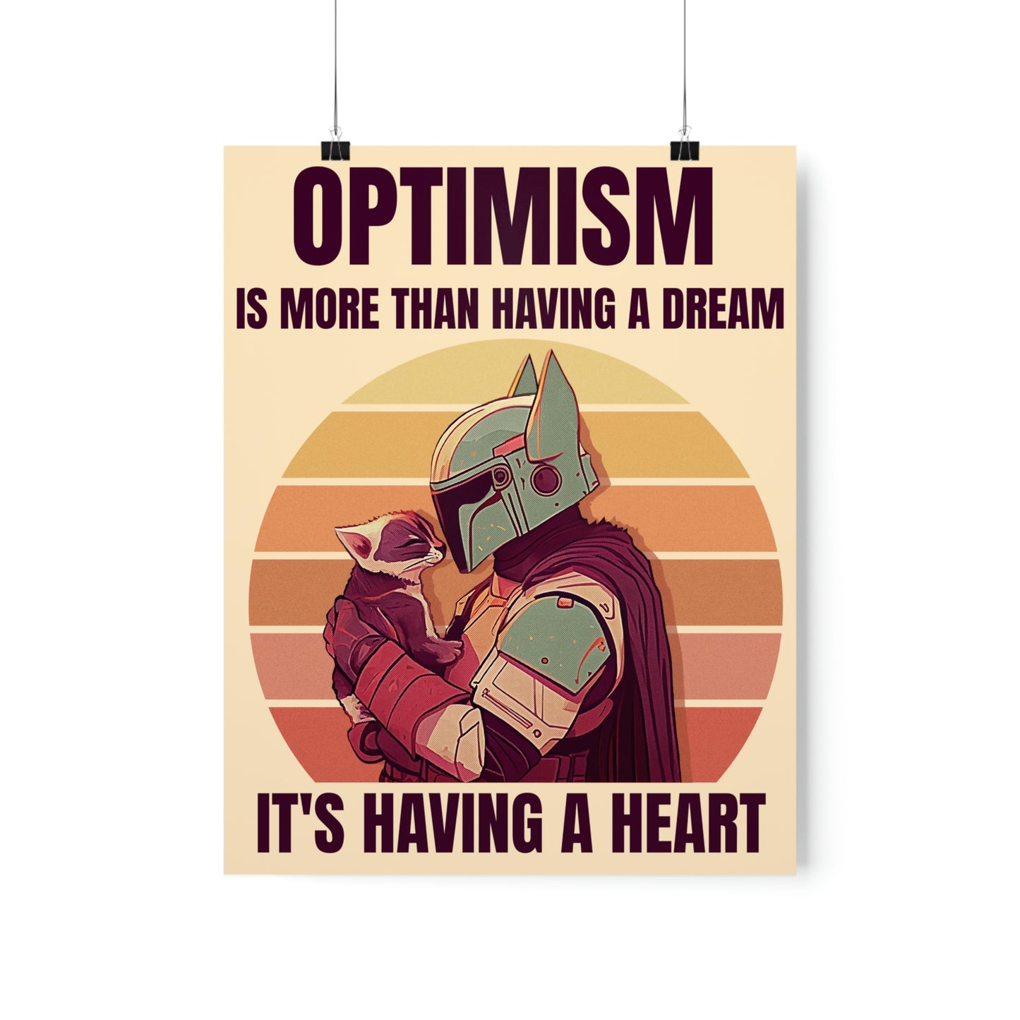 OPTIMISM Premium Matte Vertical Posters