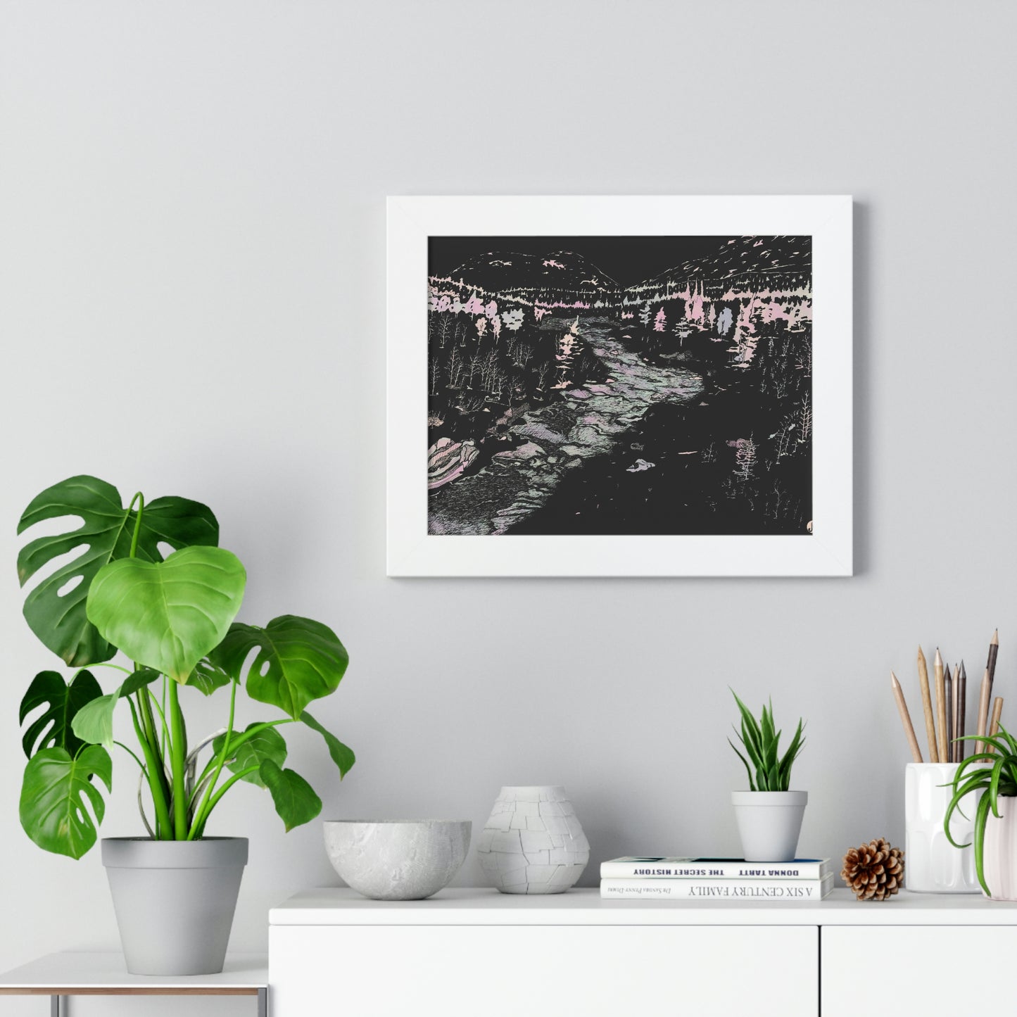 WONDERLUST Framed Horizontal Poster