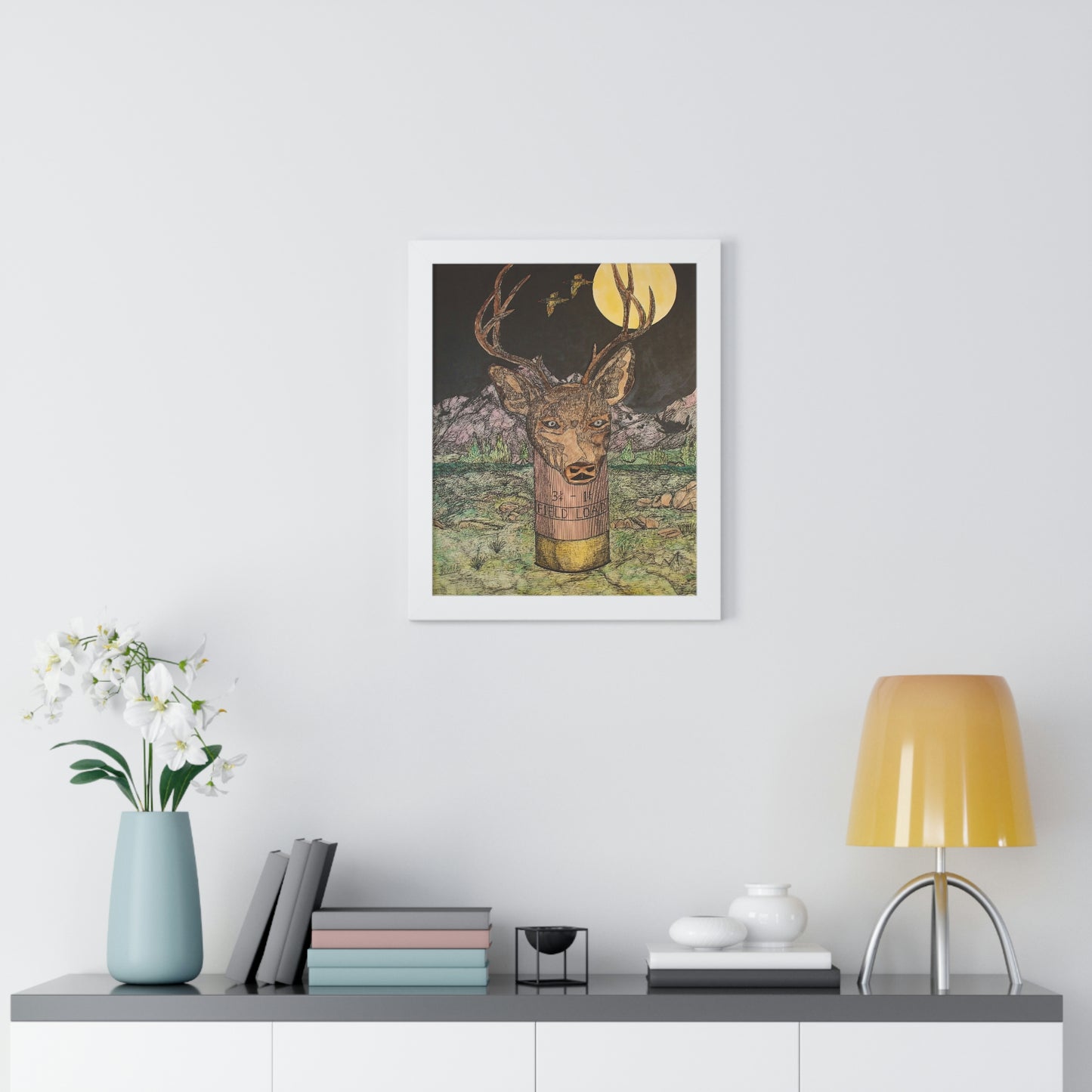 BUCKSHOT Framed Vertical Poster