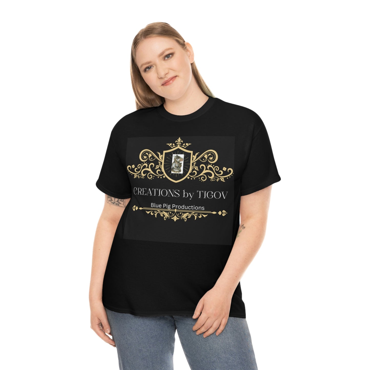 CREATIONS BY TIGOV Unisex Heavy Cotton Tee