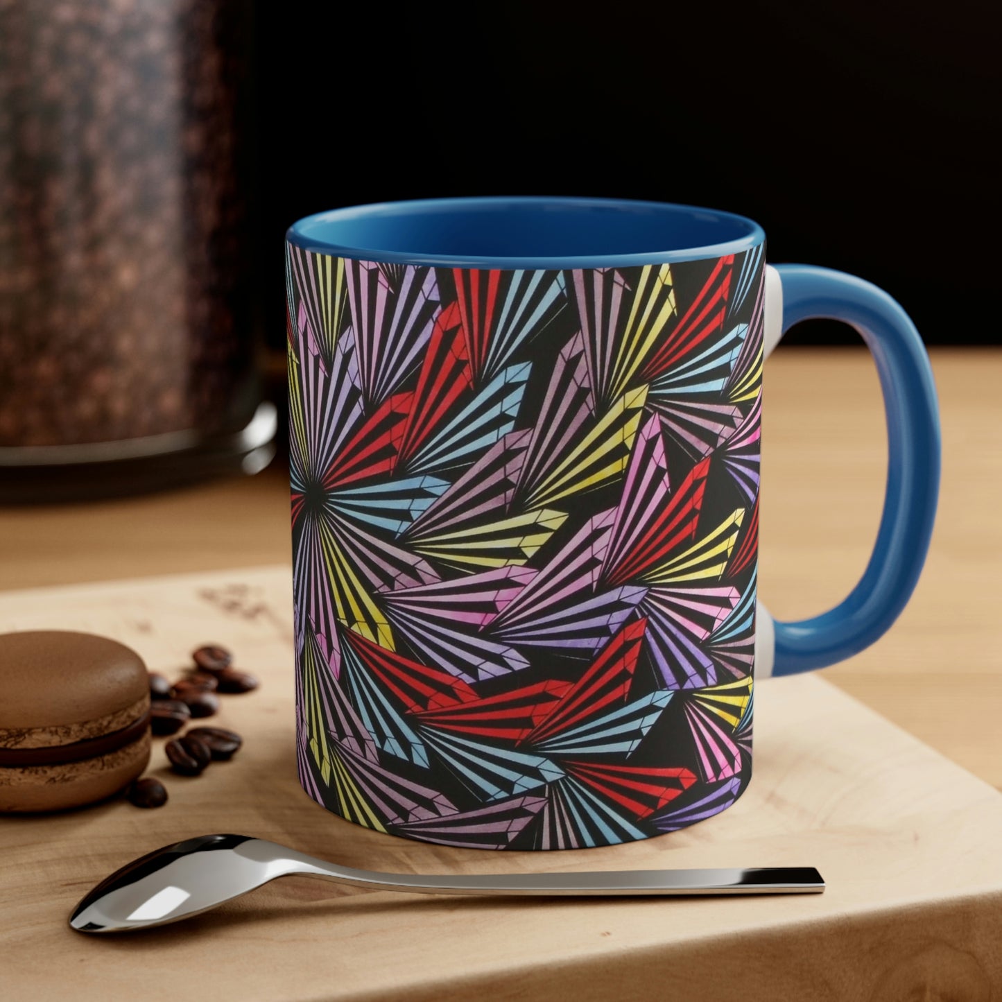 PINWHEEL Accent Coffee Mug, 11oz
