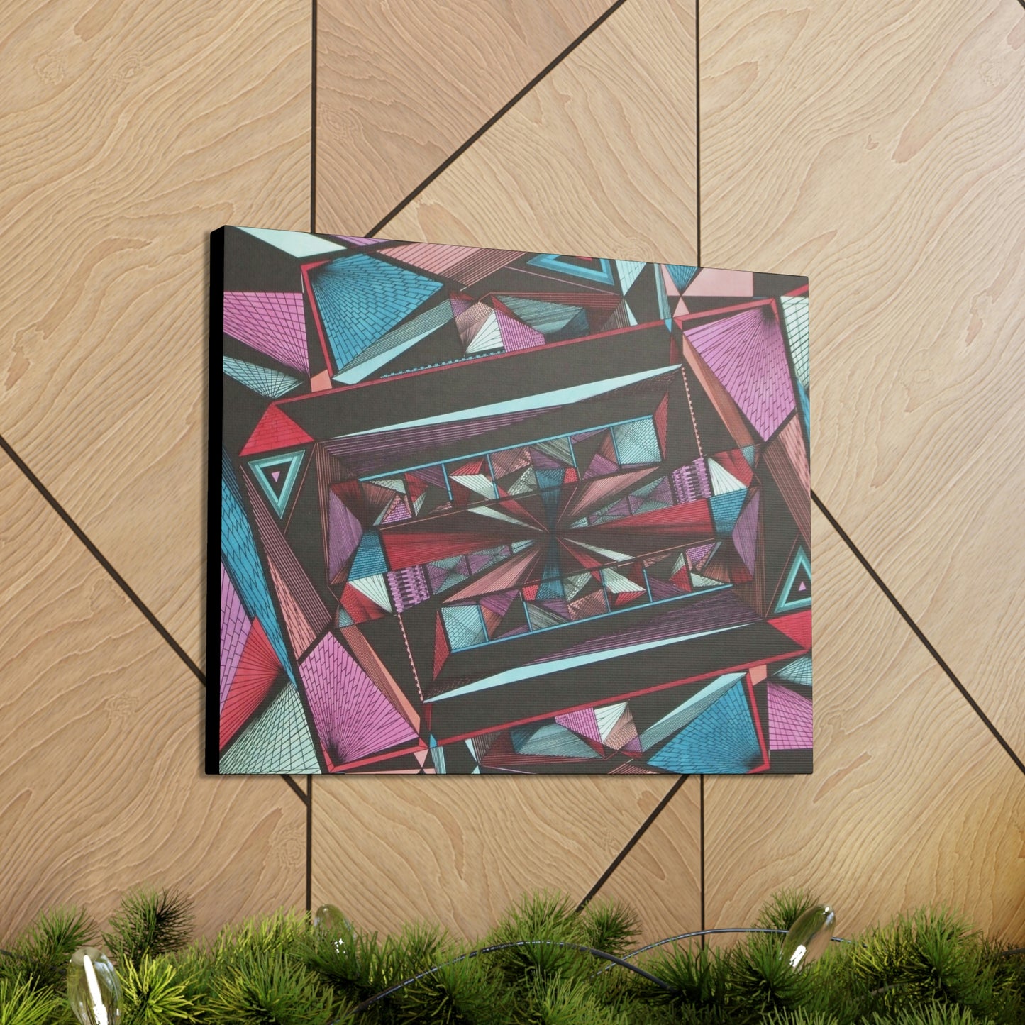 LIGHT DUO MEGALOPOLIS Canvas Gallery Wraps
