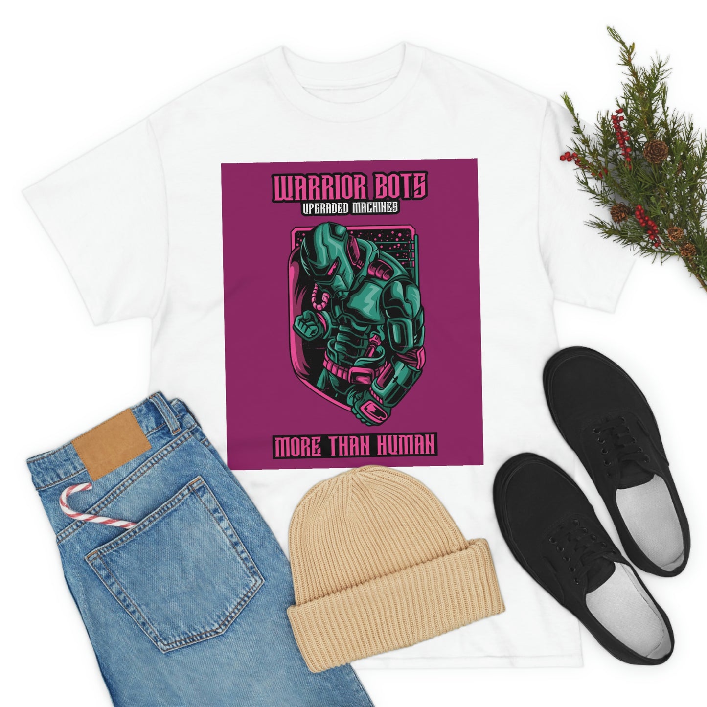 WARRIOR BOTS Unisex Heavy Cotton Tee