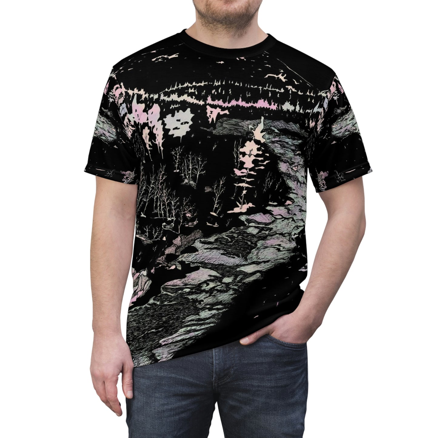 WONDERLUST Unisex AOP Cut & Sew Tee