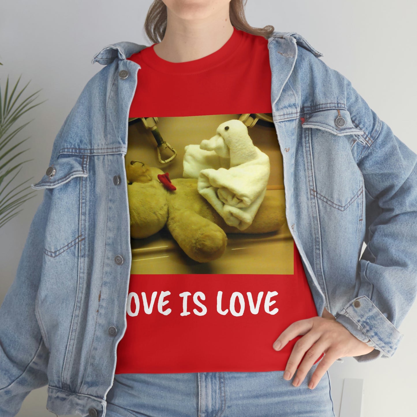 LOVE IS LOVE Unisex Heavy Cotton Tee