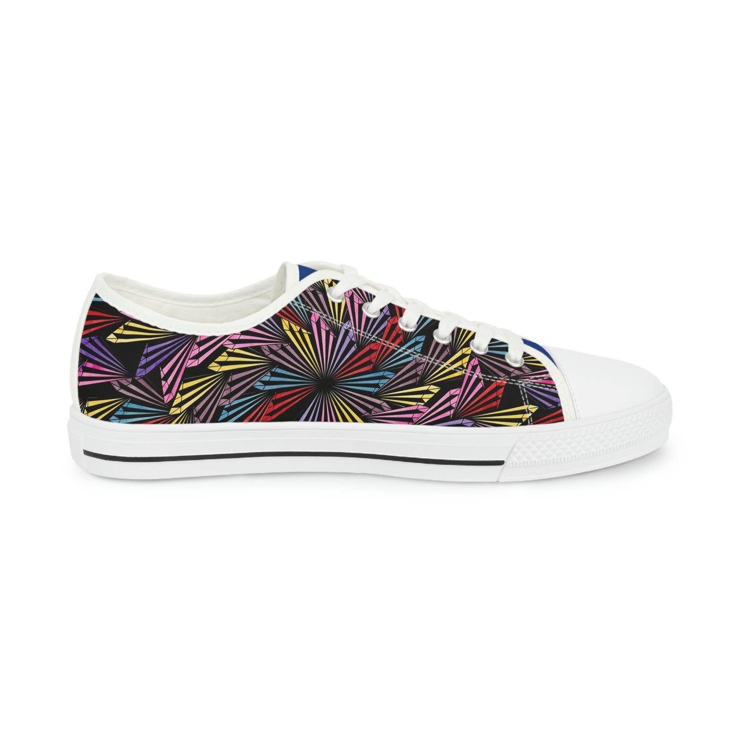 PINWHEEL (BLUE) Men's Low Top Sneakers