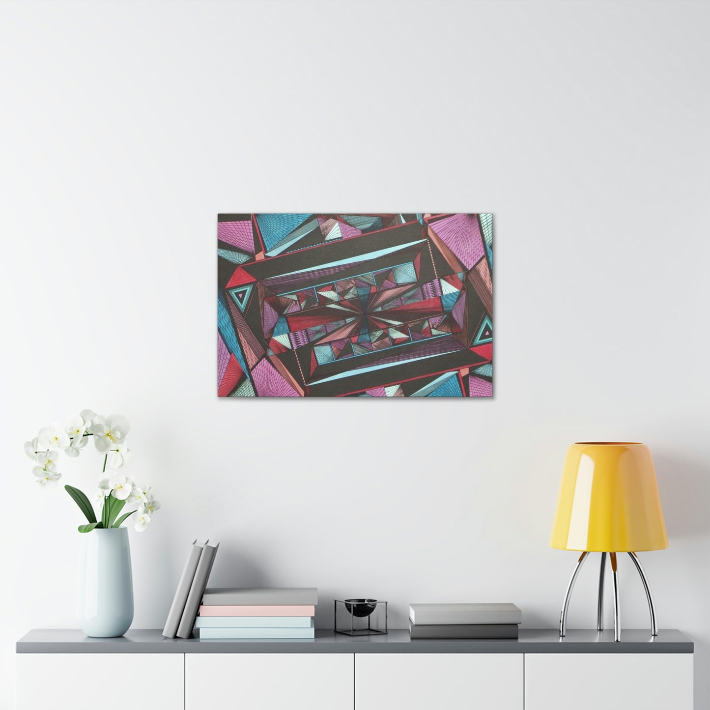 LIGHT DUO MEGALOPOLIS Canvas Gallery Wraps