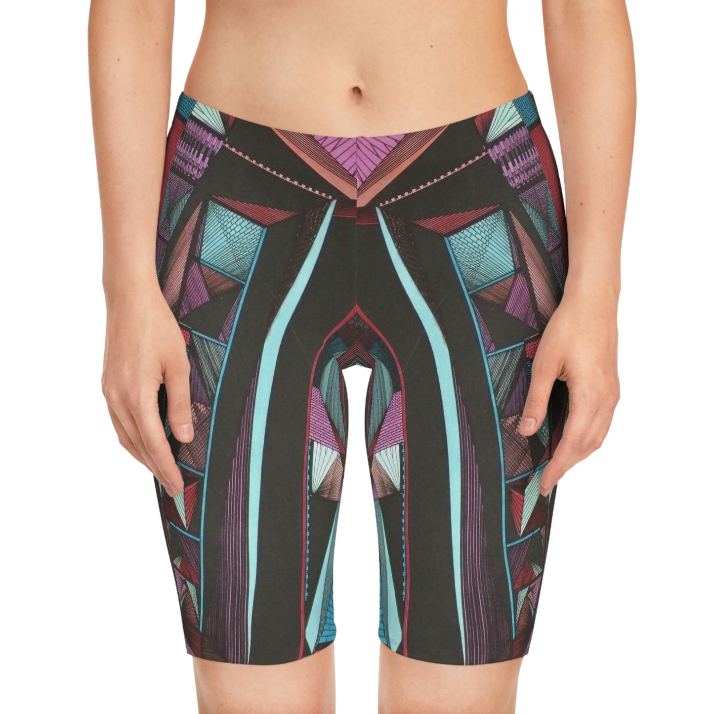 DUO MEGALOPOLIS Women's Bike Shorts