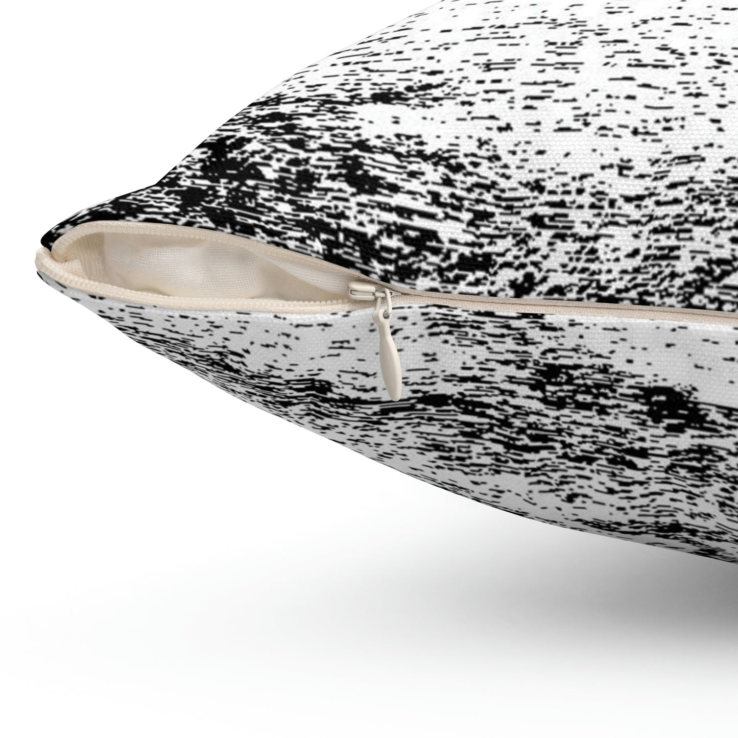 LAKE GUDVAGAN (REVERSE BLACK & WHITE) Spun Polyester Square Pillow