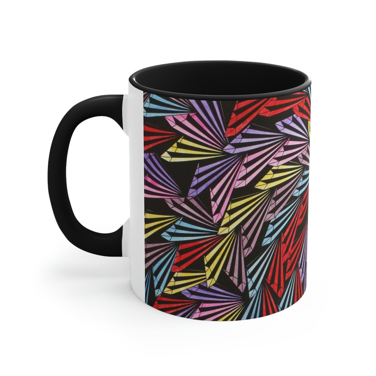 PINWHEEL Accent Coffee Mug, 11oz