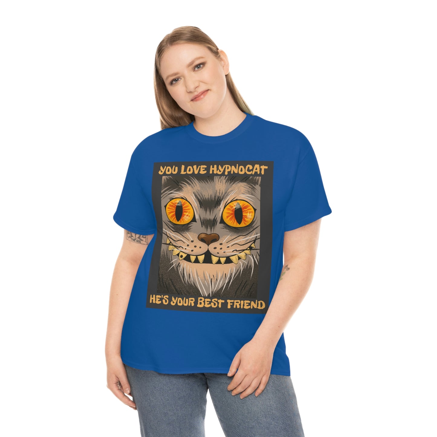 YOU LOVE HYPNOCAT Unisex Heavy Cotton Tee